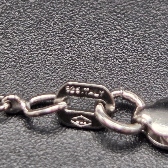 S/S Seeping Beauty Turquoise Heart Pendant Necklace. 18" With 2" Extender - Picture 7 of 8